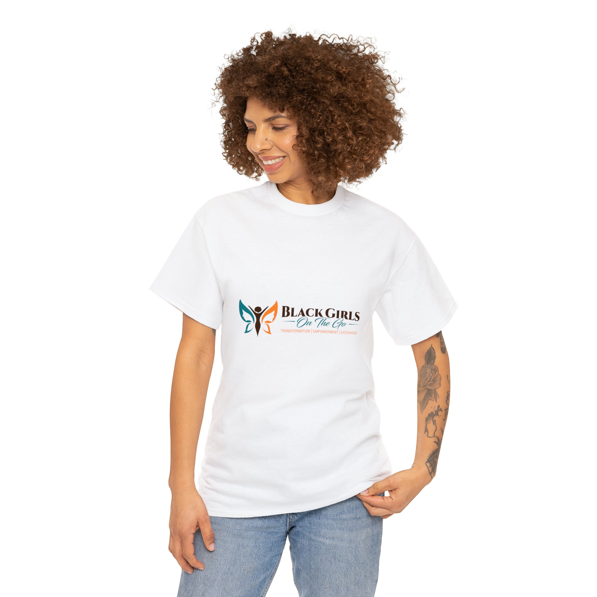 Unisex Heavy Cotton Tee - Black Girls On The Go