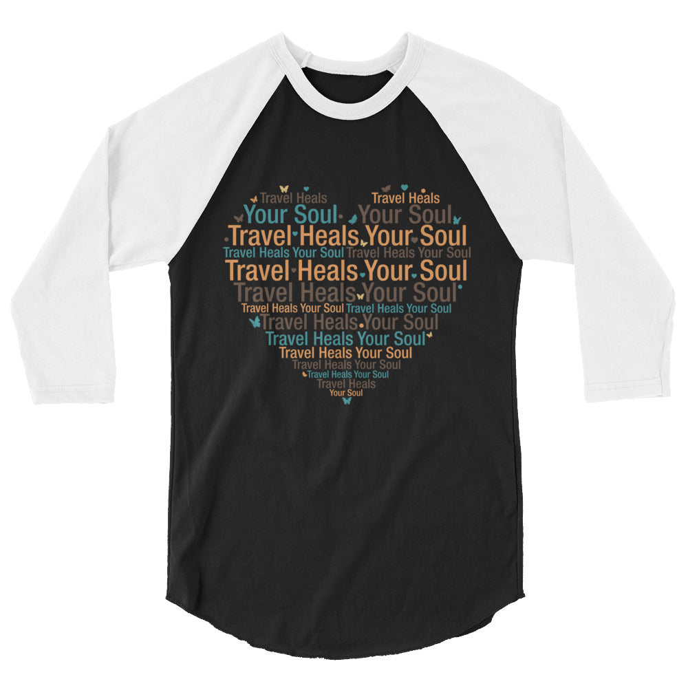 3/4 sleeve raglan shirt - Black Girls On The Go