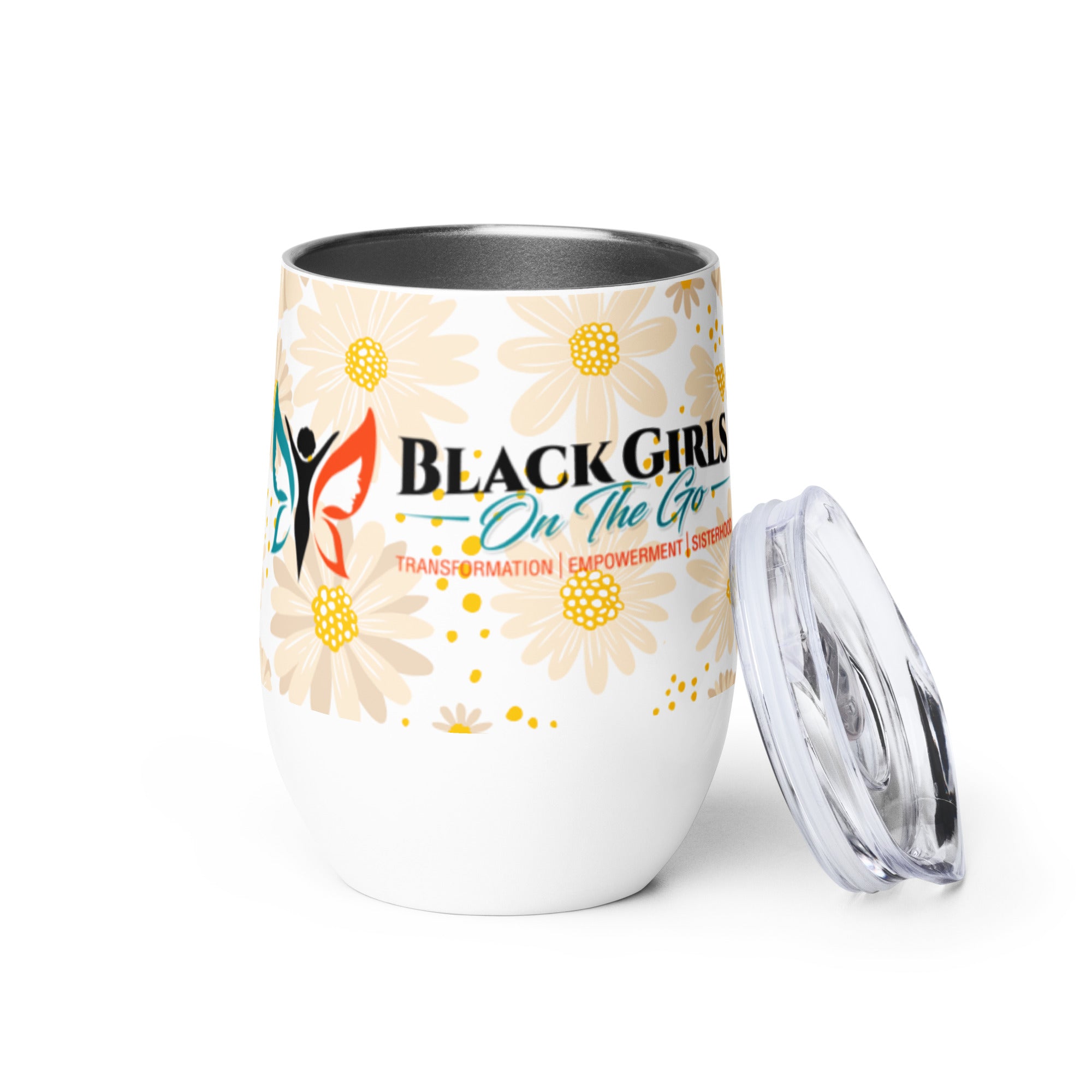 Wine tumbler - Black Girls On The Go