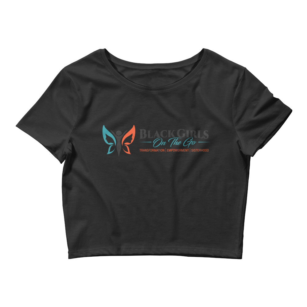 Women’s Crop Tee - Black Girls On The Go