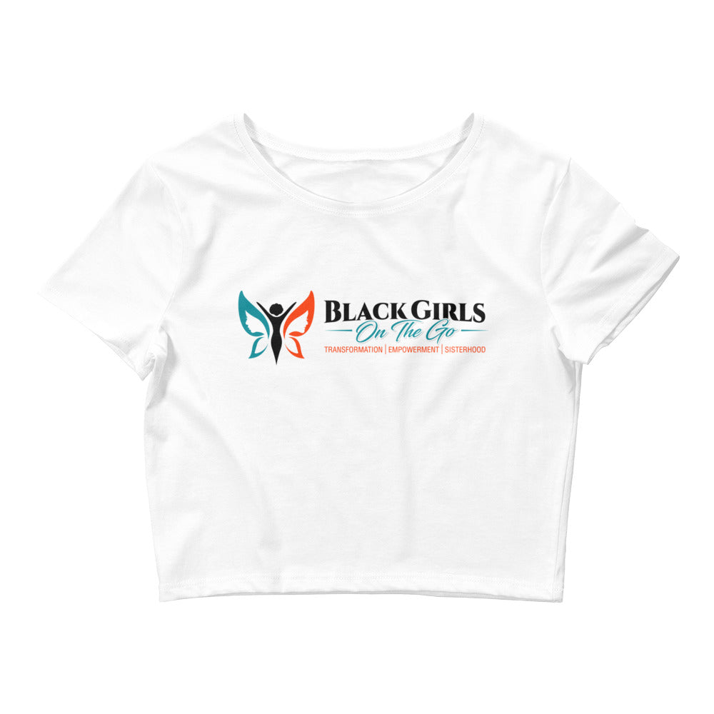 Women’s Crop Tee - Black Girls On The Go